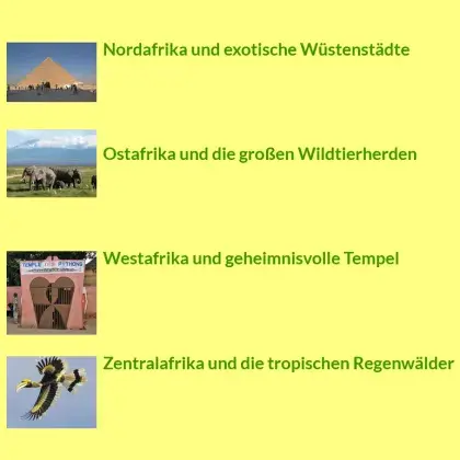 Screenshot Liste