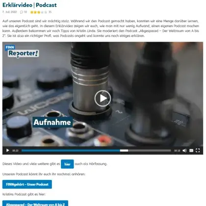 Screenshot Artikel