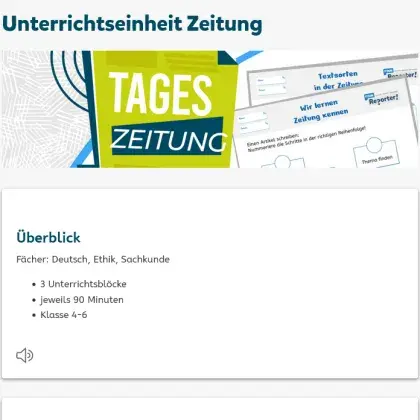 Screenshot Artikel