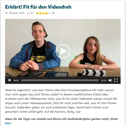 Screenshot Artikel