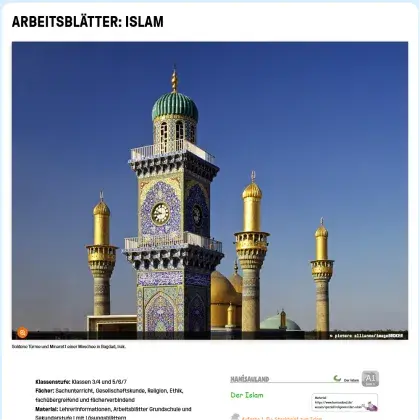 Screenshot Arbeitsblätter