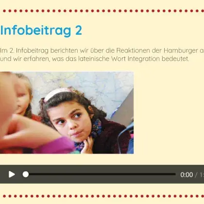 Man sieht ein Bild mit einem kleinen Mädchen.