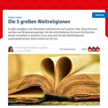 Screenshot Artikel