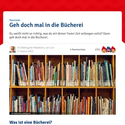 Screenshot Artikel