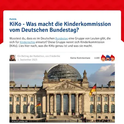 Screenshot Artikel