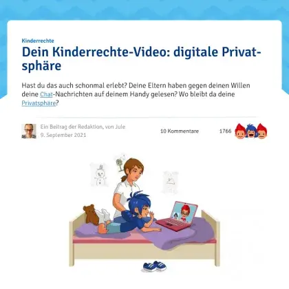 Screenshot Artikel