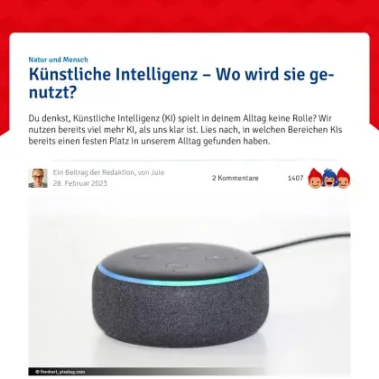 Screenshot Artikel