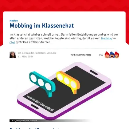 Screenshot Artikel