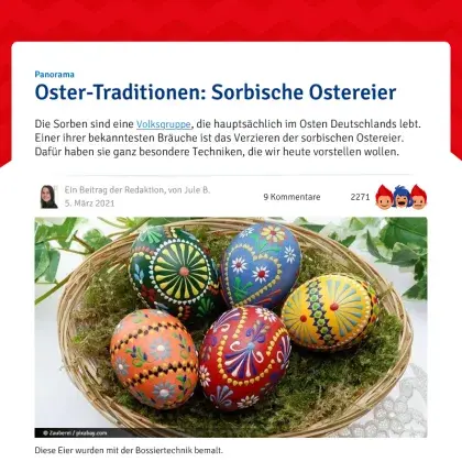 Screenshot Artikel