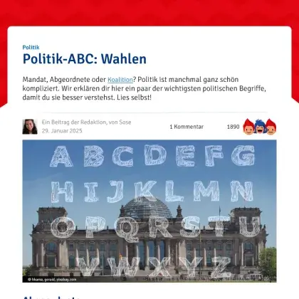Screenshot Artikel