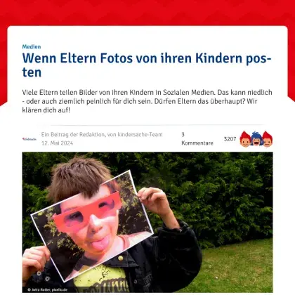 Screenshot Artikel