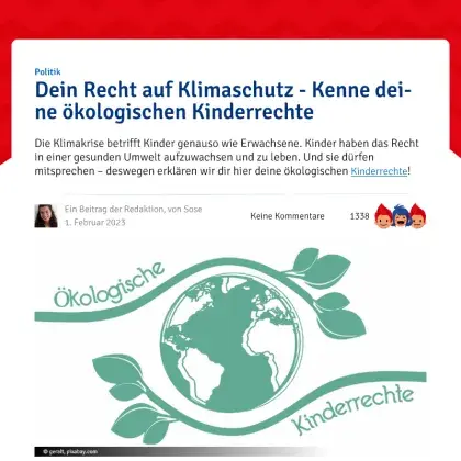 Screenshot Artikel