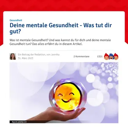 Screenshot Artikel