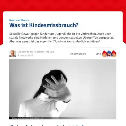 Screenshot Artikel