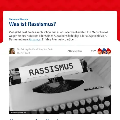 Screenshot Artikel