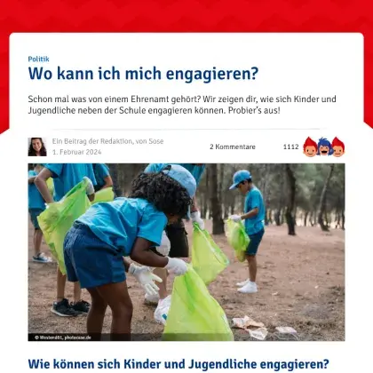 Screenshot Artikel