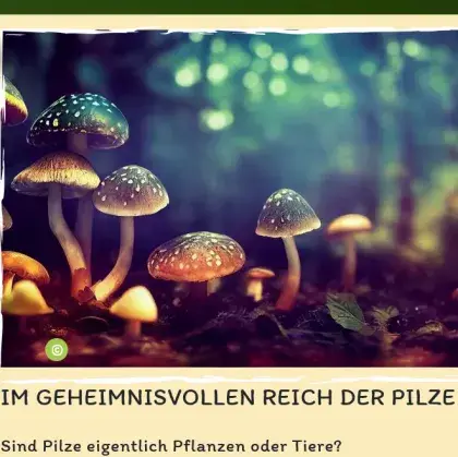 Man sieht ein Foto von Pilzen.