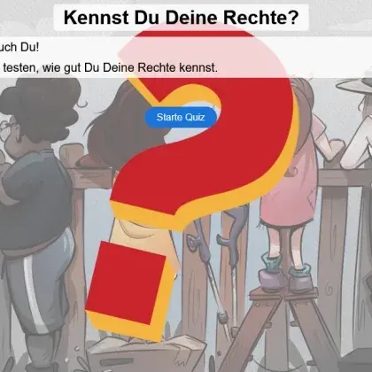 lllustriertes Fragezeichen