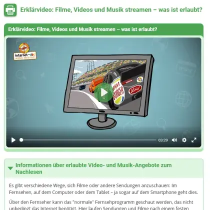 Erklärvideo Filme, Videos und Musik streamen