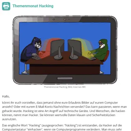 Hacking im Internet-ABC