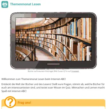 Lesen im Internet-ABC