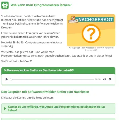 Wie kann man programmieren lernen?
