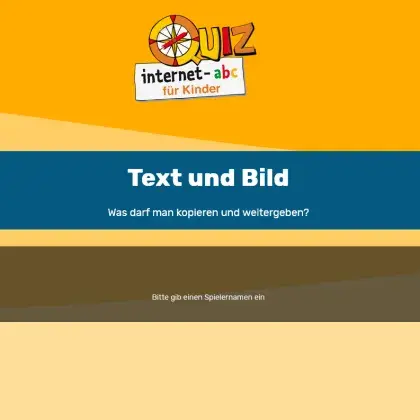 Quiz: Text und Bild