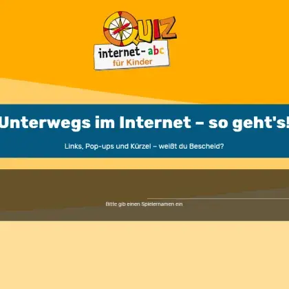 Quiz: Unterwegs im Internet