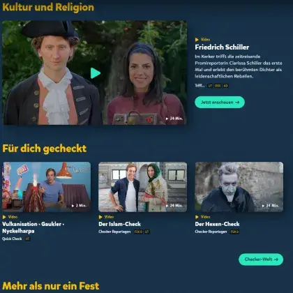 KiKA Kultur und Religion