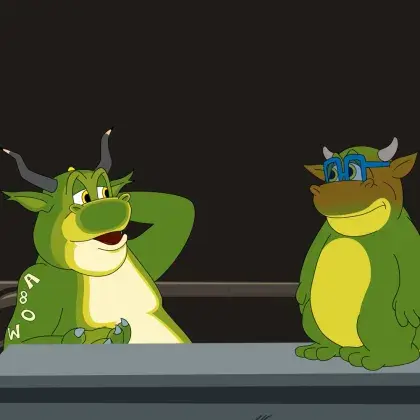 Illustration Monster Lurs und Lurs Kind