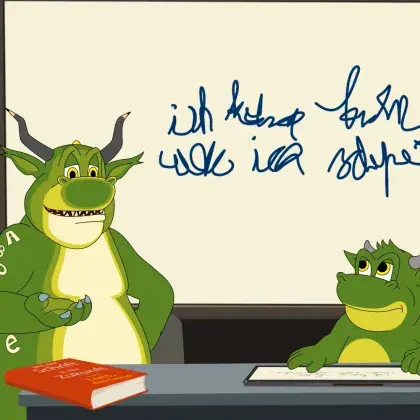 Illustration Monster Lurs und Lurs Kind