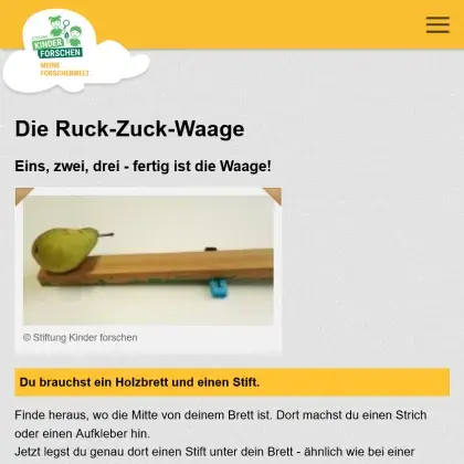 Man sieht eine Übersicht der Seite.