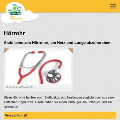 Man sieht eine Übersicht der Seite.