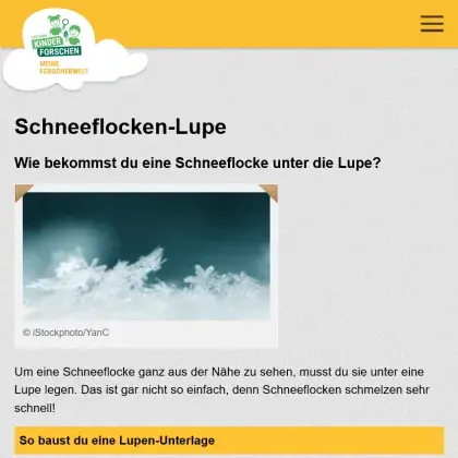 Man sieht eine Übersicht der Seite.
