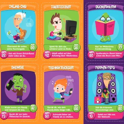 Kartenspiel "Starke Typen"