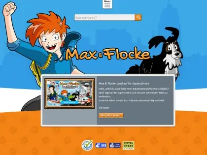 Screenshot Max und Flocke