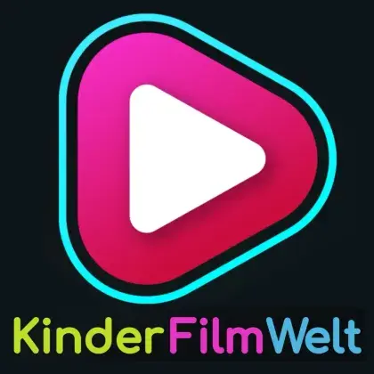 Man sieht das Logo der Kinderfilmwelt.