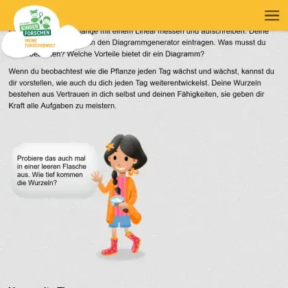 Man sieht eine Übersicht der Seite.