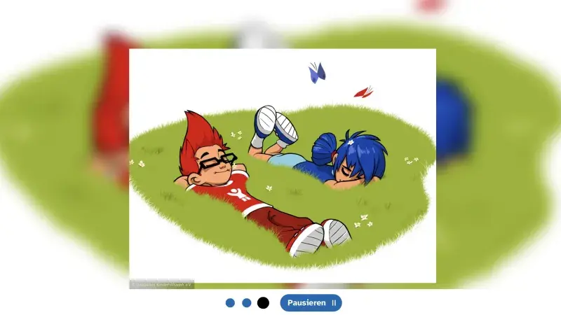 Leo und Lupe entspannen sich