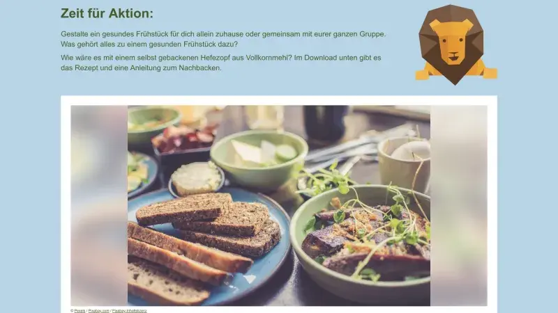 Gesundes Frühstück